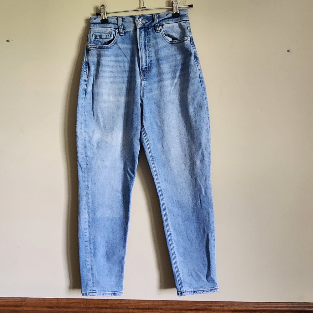 American Eagle Outfitters - Womens Curvy Stretch Mom Jeans Size 00